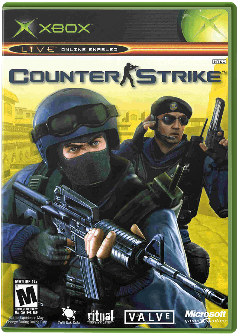 Counter Strike box art for Xbox